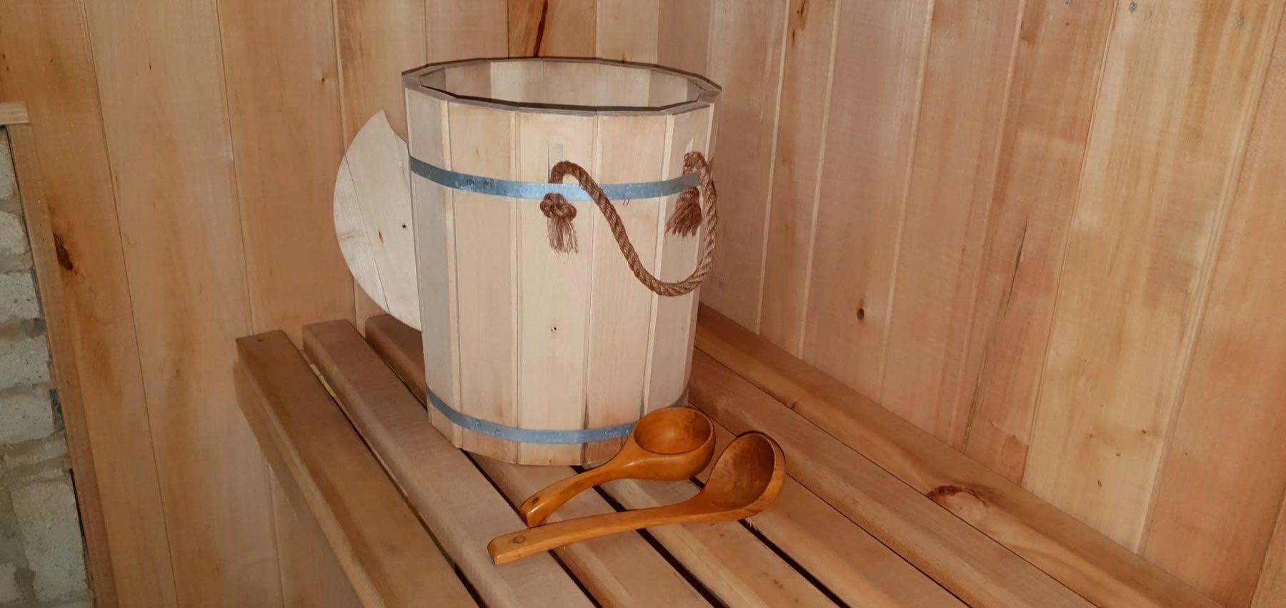Sauna detail at Restland